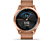 GARMIN vívomove Luxe okosóra, rose gold-fekete milánói típusú fém 18K rose gold szíjjal