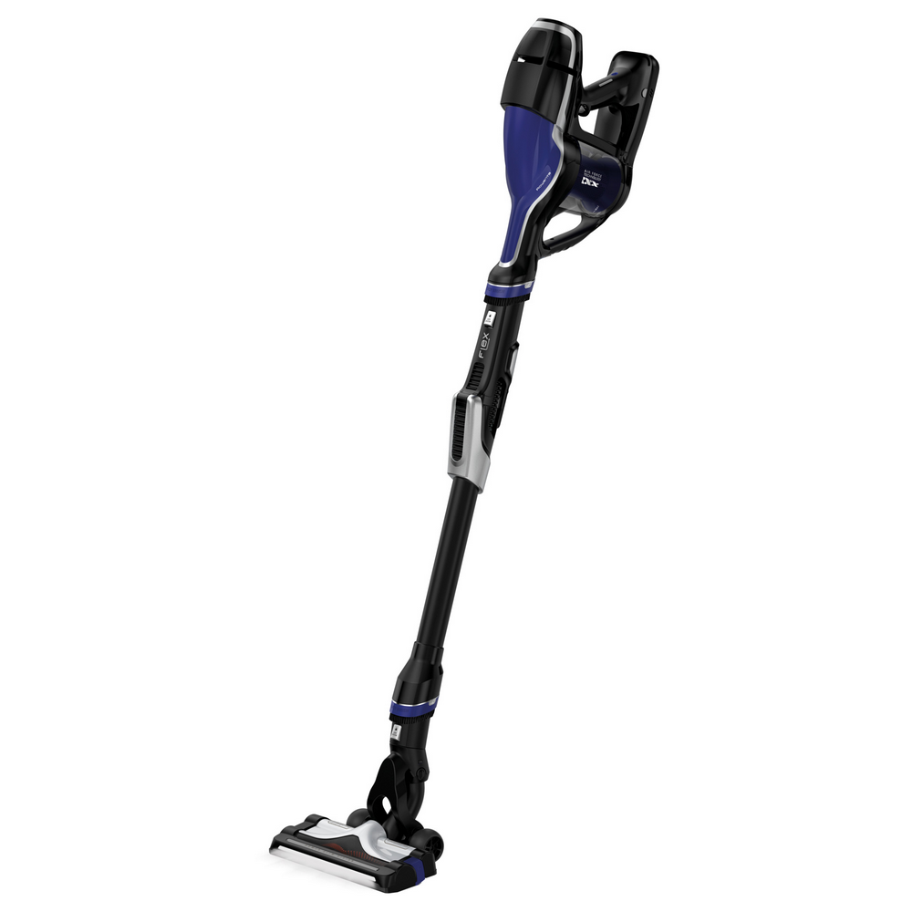 Aspirador escoba -  Rowenta RH9291, 3h, Sin bolsa, 0.65 l, 30 min, Negro /azul