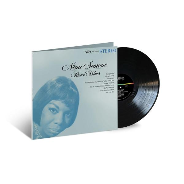 Nina Simone 'Pastel Blues' albuma kék borítóval.