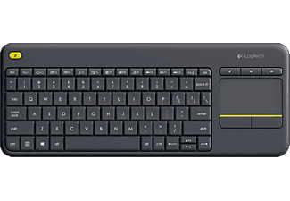 LOGITECH K400 Plus - Clavier sans fil (Noir)