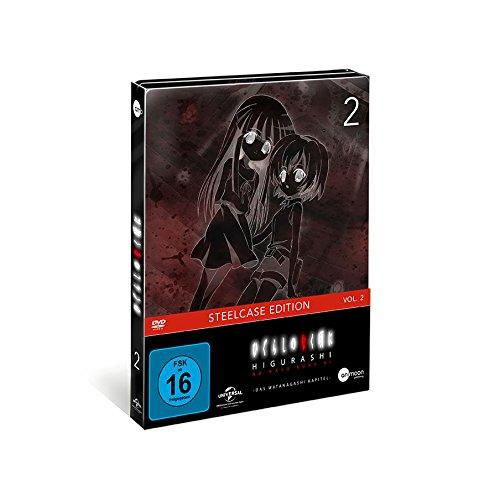 Anime-DVD-Hülle mit zwei Charakteren und rotem Hintergrund.
