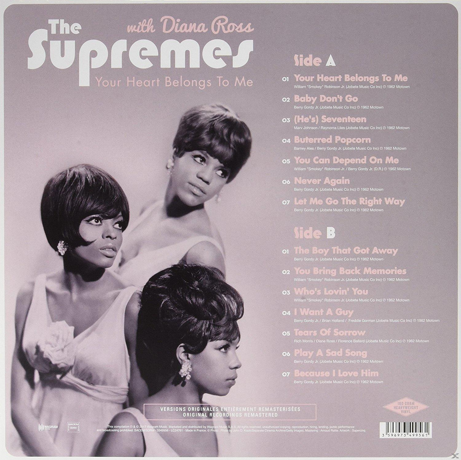 CD-Cover: The Supremes, Diana Ross, Your Heart Belongs To Me.