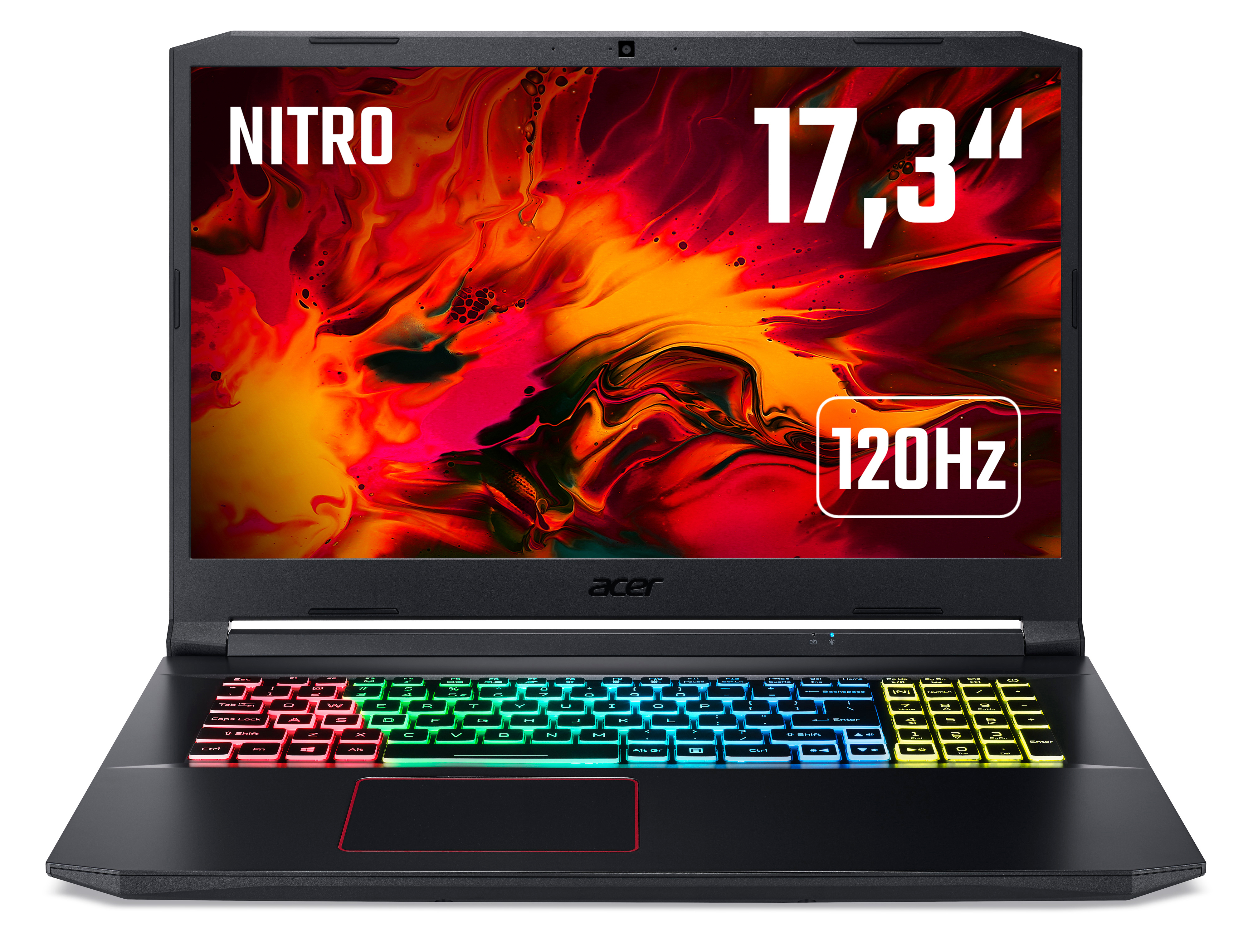 ACER Nitro 5 (AN517-52-78C3) 120 Hz Display & RGB Tastaturbeleuchtung - 17,3 Zoll - Intel® Core™ i7 i7-10750H - 16 GB - 1 TB - NVIDIA GeForce RTX™ 2060 - Windows 10 Home (64 Bit)