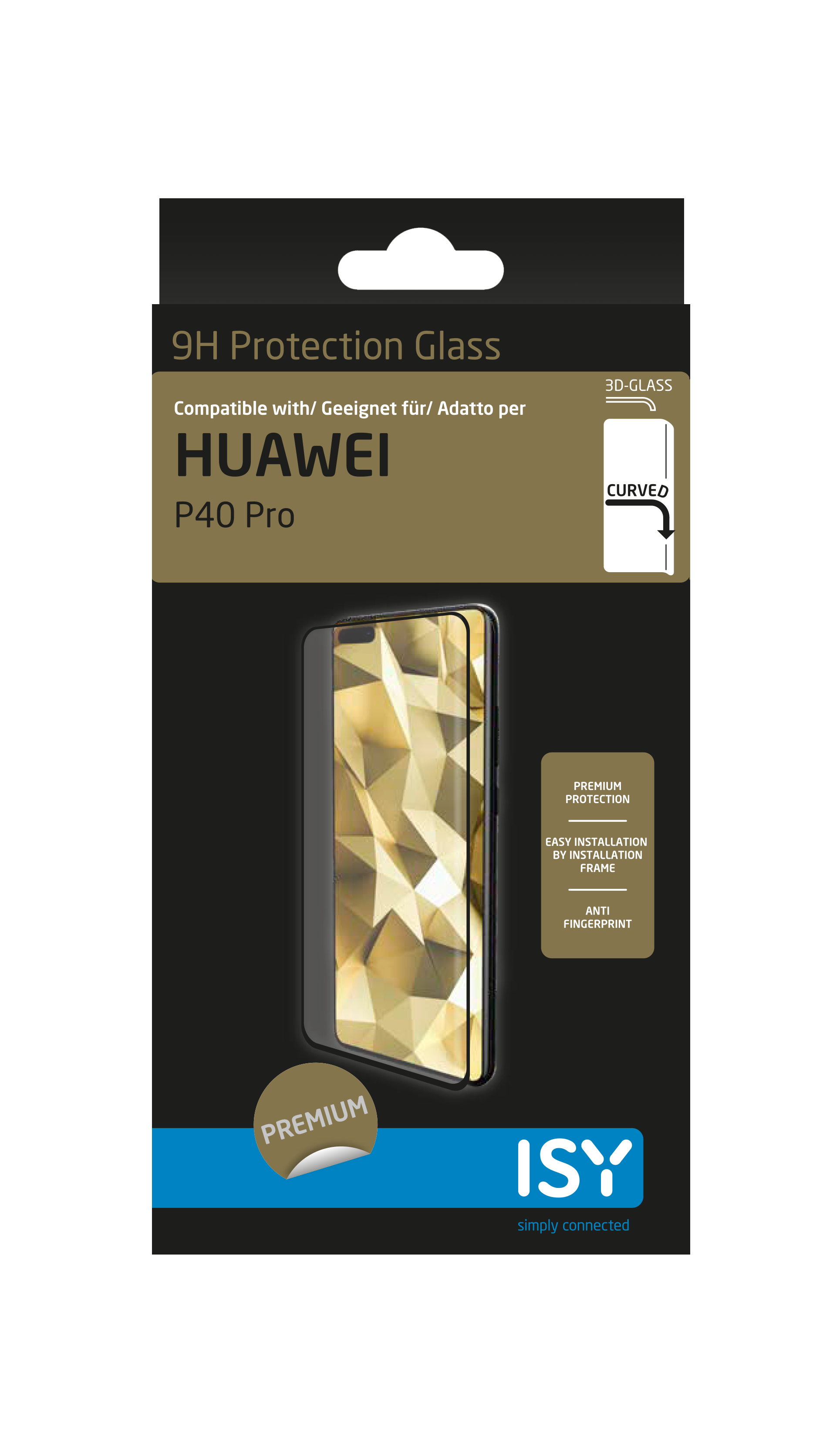 ISY IPG 5082-3D Displayschutz (für Huawei P40 Pro)