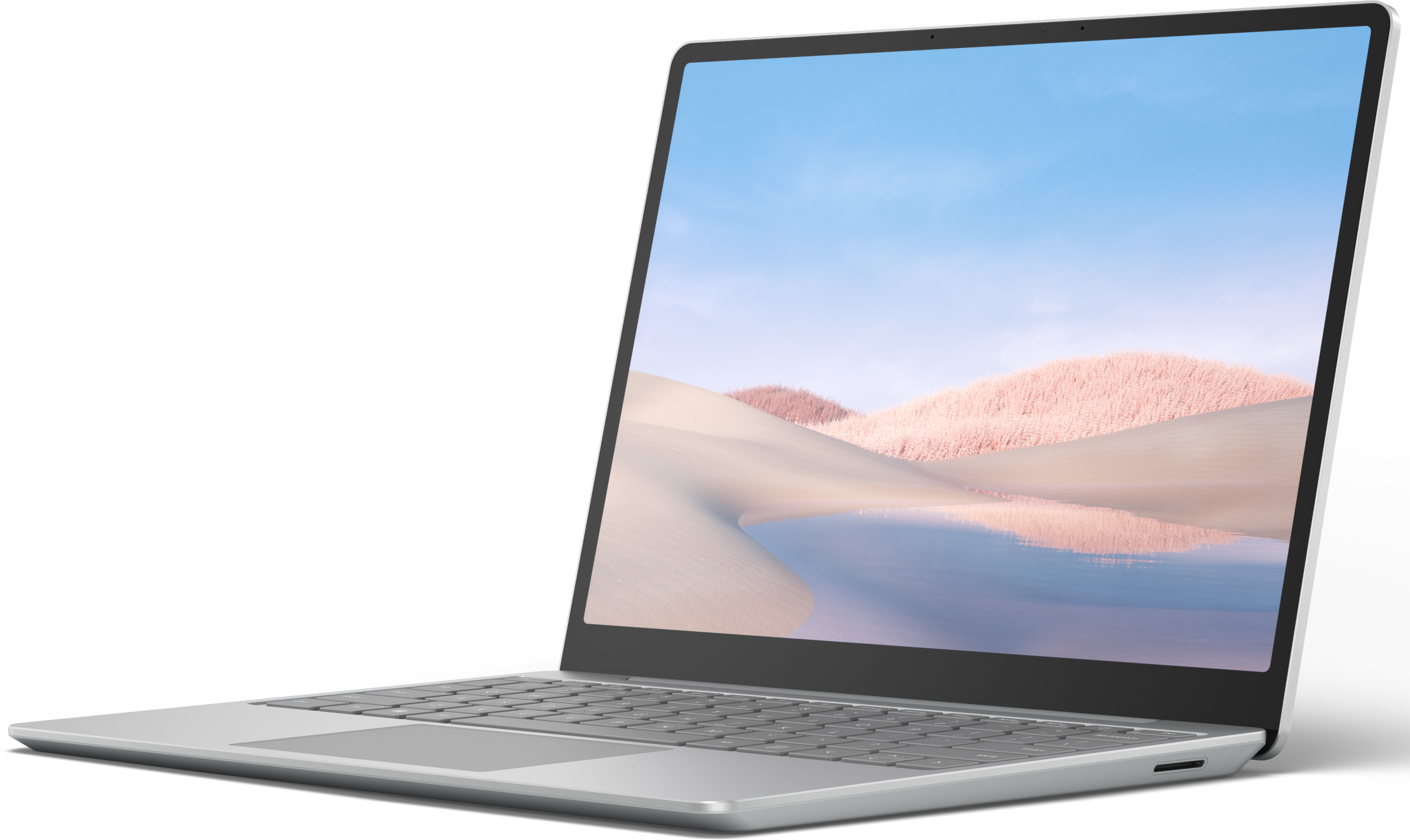 MICROSOFT Surface Laptop Go, i5-1035G1, 4GB RAM, 64GB eMMC, 12.4 Zoll Touch, Platin (1ZO-00005) - Ausstellungsstück Notebook, 12,4 Zoll, Intel® Core™ i5 Prozessor 1035G1 (6 MB Cache, bis zu 3.60 GHz), 4 GB, 64 GB eMMC