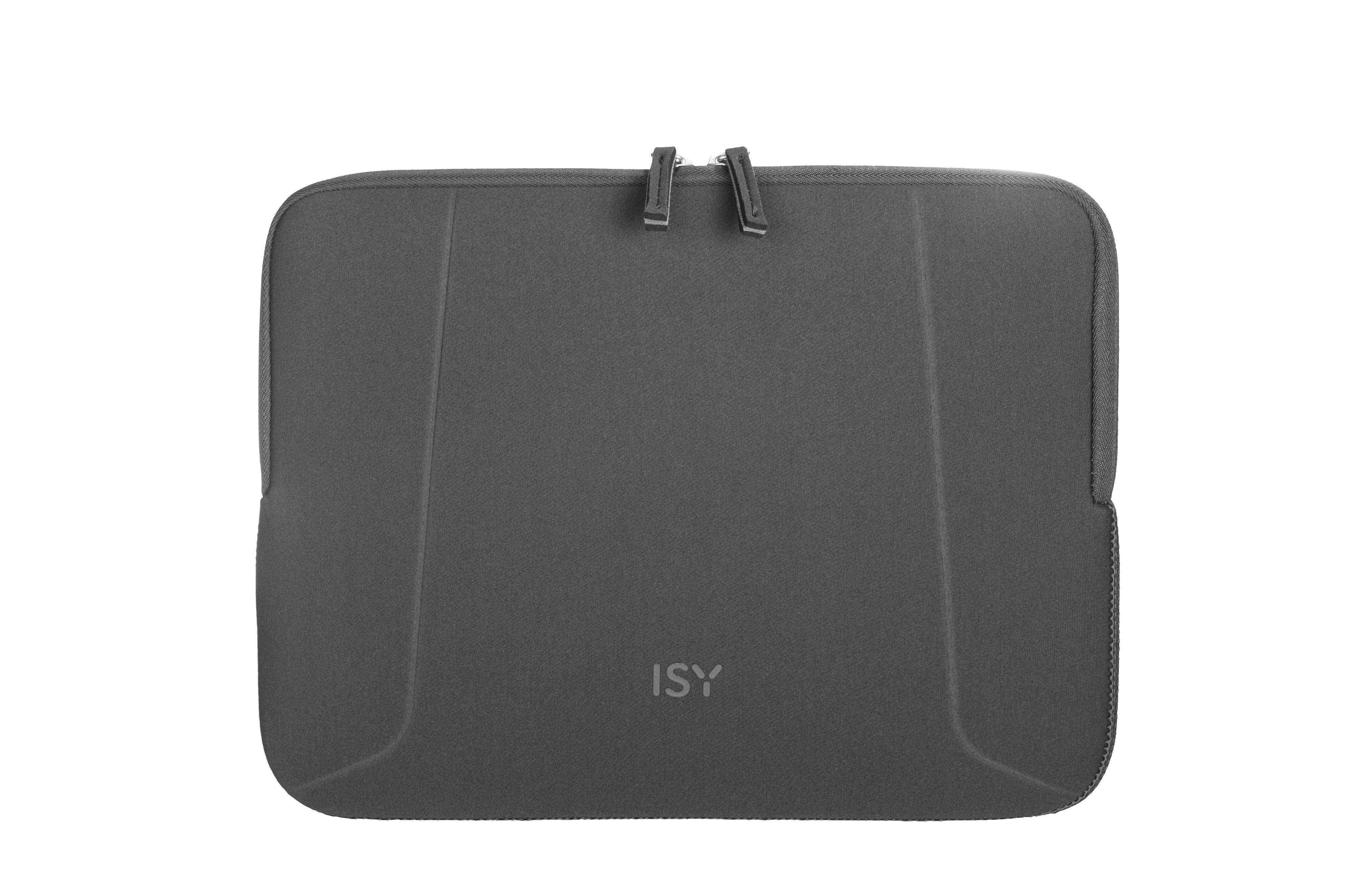 Polyerster, INB-1315 Notebooktasche ISY 100% Grau für Sleeve Universal