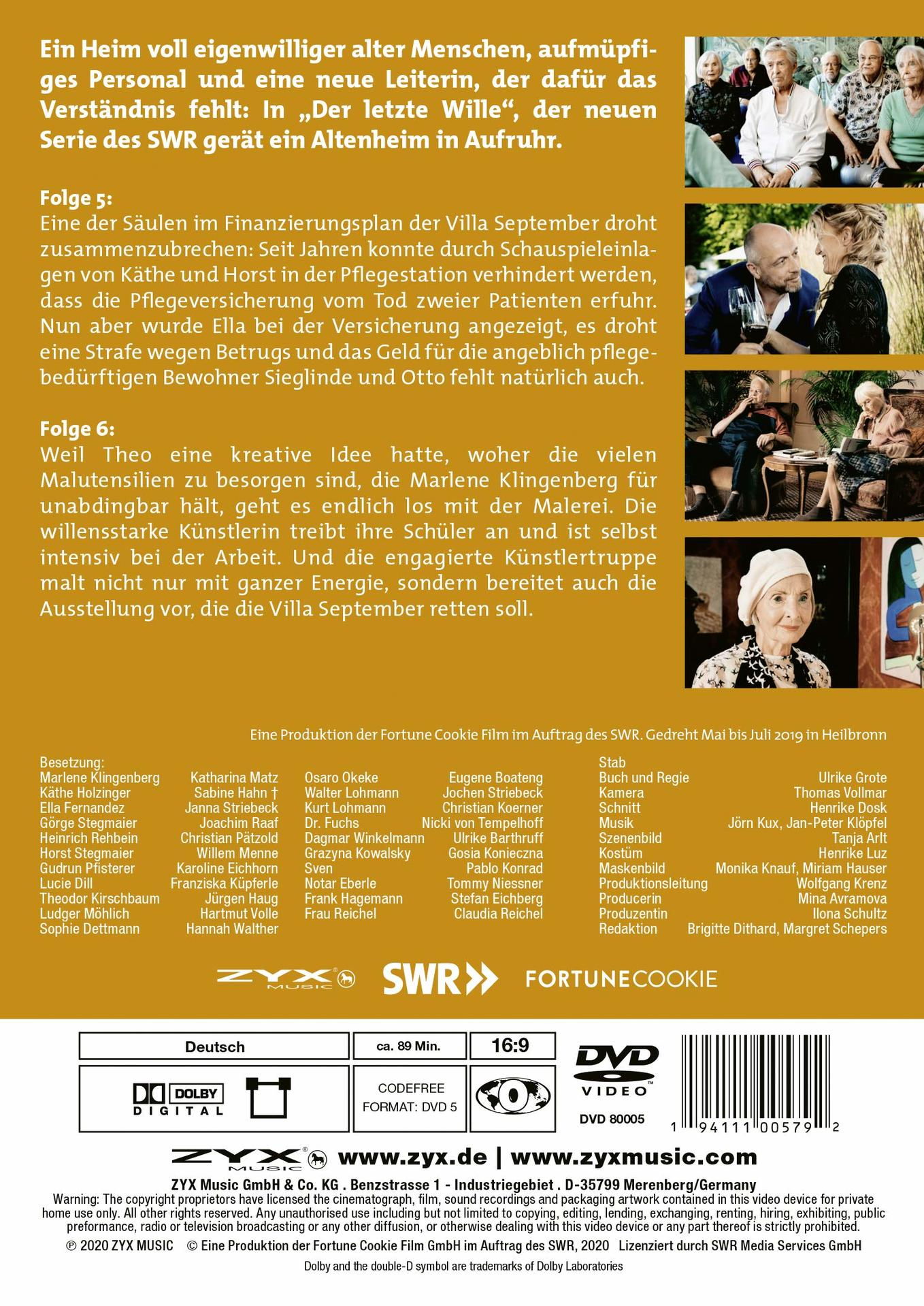 Der letzte Wille 5 - DVD 6 Folge 