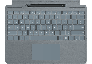 MICROSOFT Surface Pro Signature Keyboard + Slim Pen - Tastiera e penna digitale (Blu ghiaccio)