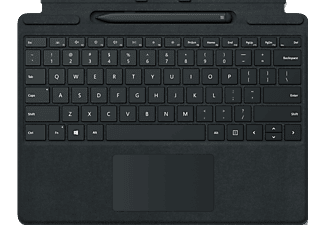 MICROSOFT Surface Pro Signature Keyboard + Slim Pen - Tastiera e penna digitale (Nero)