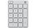 MICROSOFT Number Pad - Zahlentastatur (Weiss)