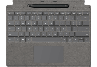MICROSOFT Surface Pro Signature Keyboard + Slim Pen - Tastiera e penna digitale (Platino)