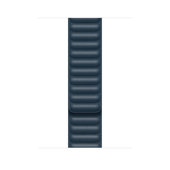 Endstück, Lederarmband mm Apple, APPLE Ersatzarmband, mit 44 Baltischblau