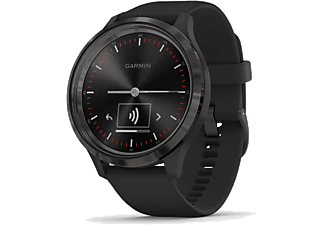 GARMIN vívomove 3 okosóra, fekete szürke színű csattal