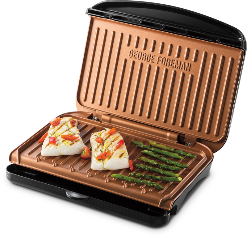 George Foreman Fit Grill Medium Copper