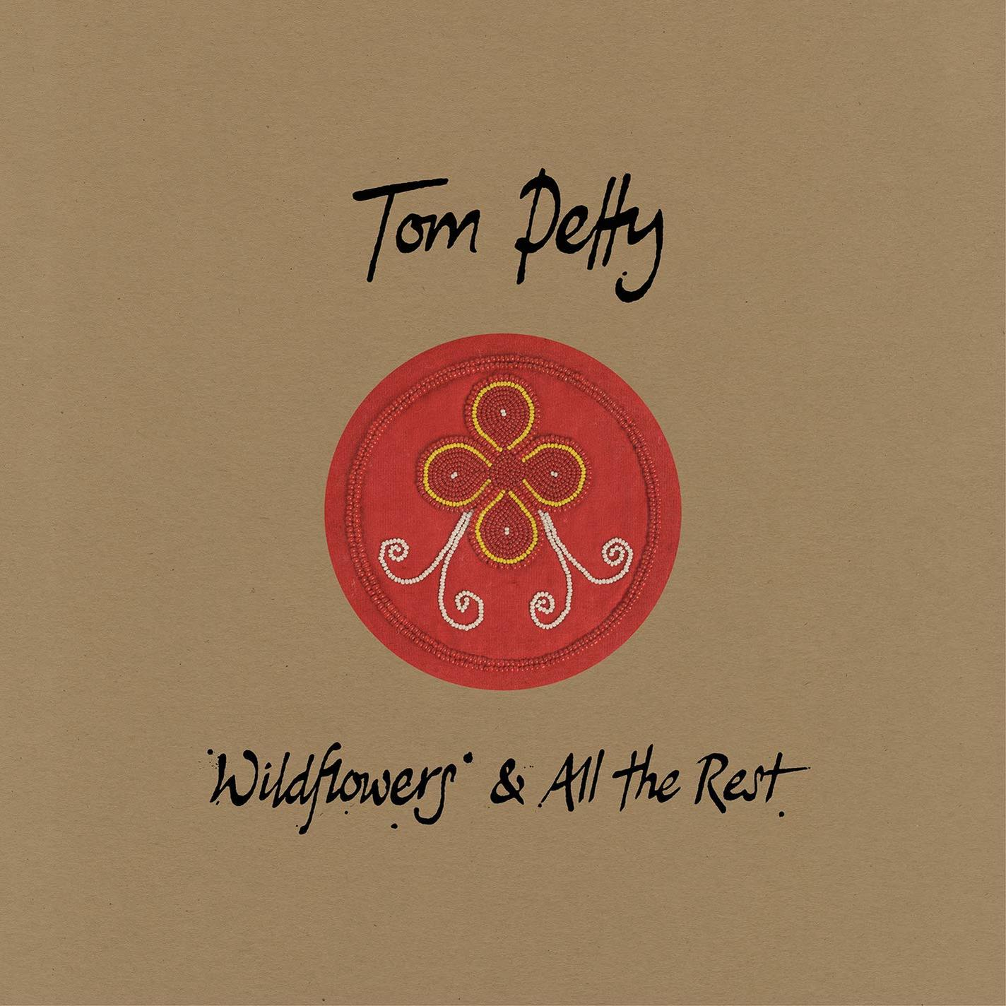 Tom Petty Wildflowers & All the Rest album borító piros gyöngyvirággal.