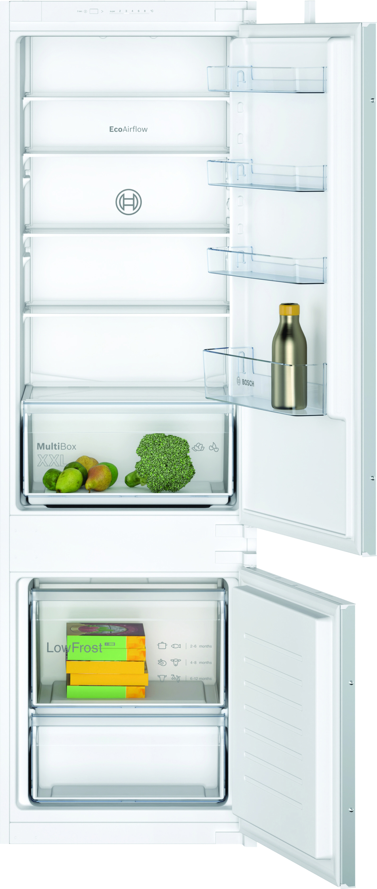 BOSCH KIV87NSF0 Serie 2 Kühlgefrierkombination (F, 270 l, 1772 mm hoch, k.A.)