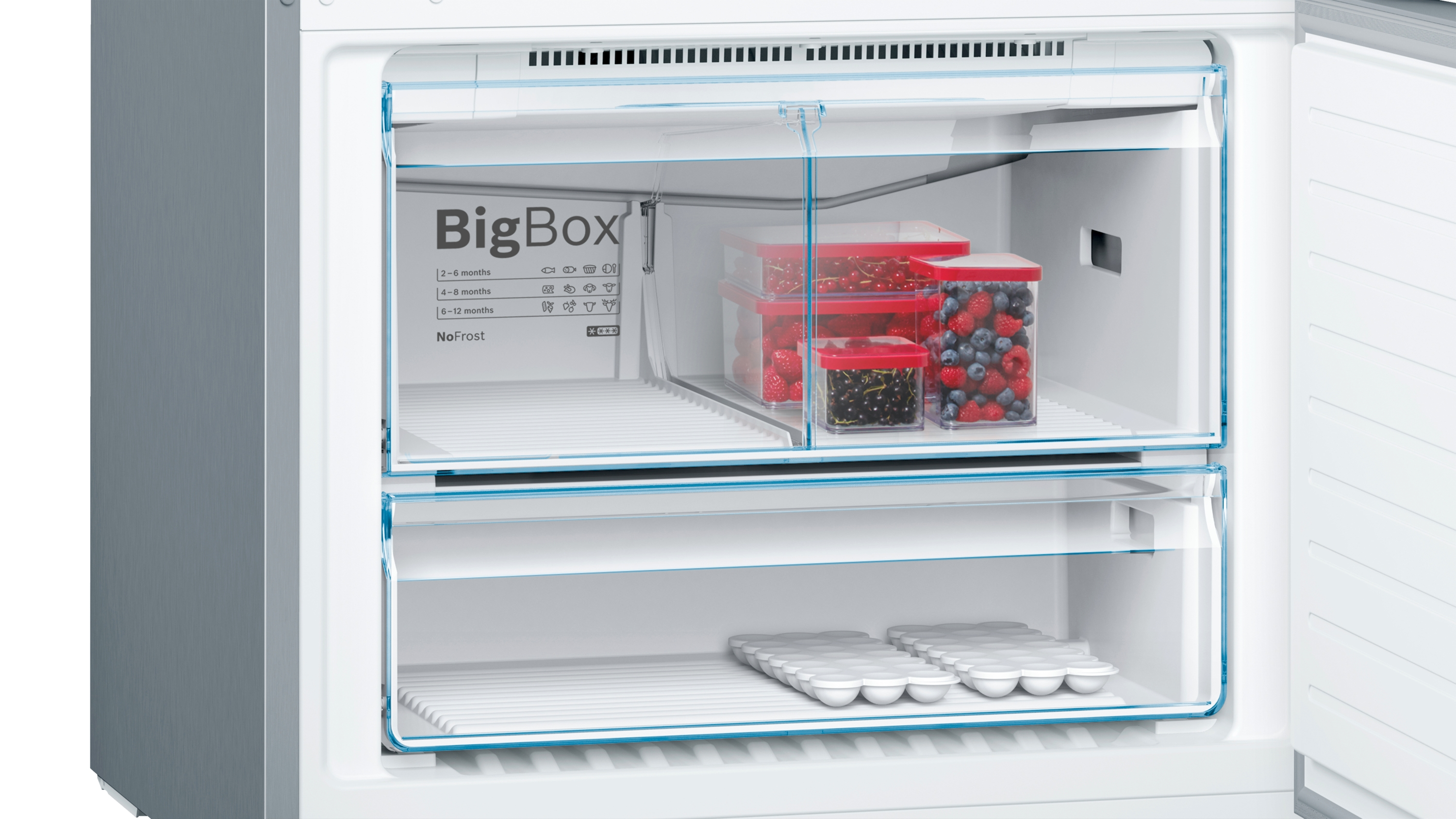 BOSCH KGN86AIDP Serie 6 Kühlgefrierkombination (D, 682 l, 1860 mm hoch, inox-antifingerprint)