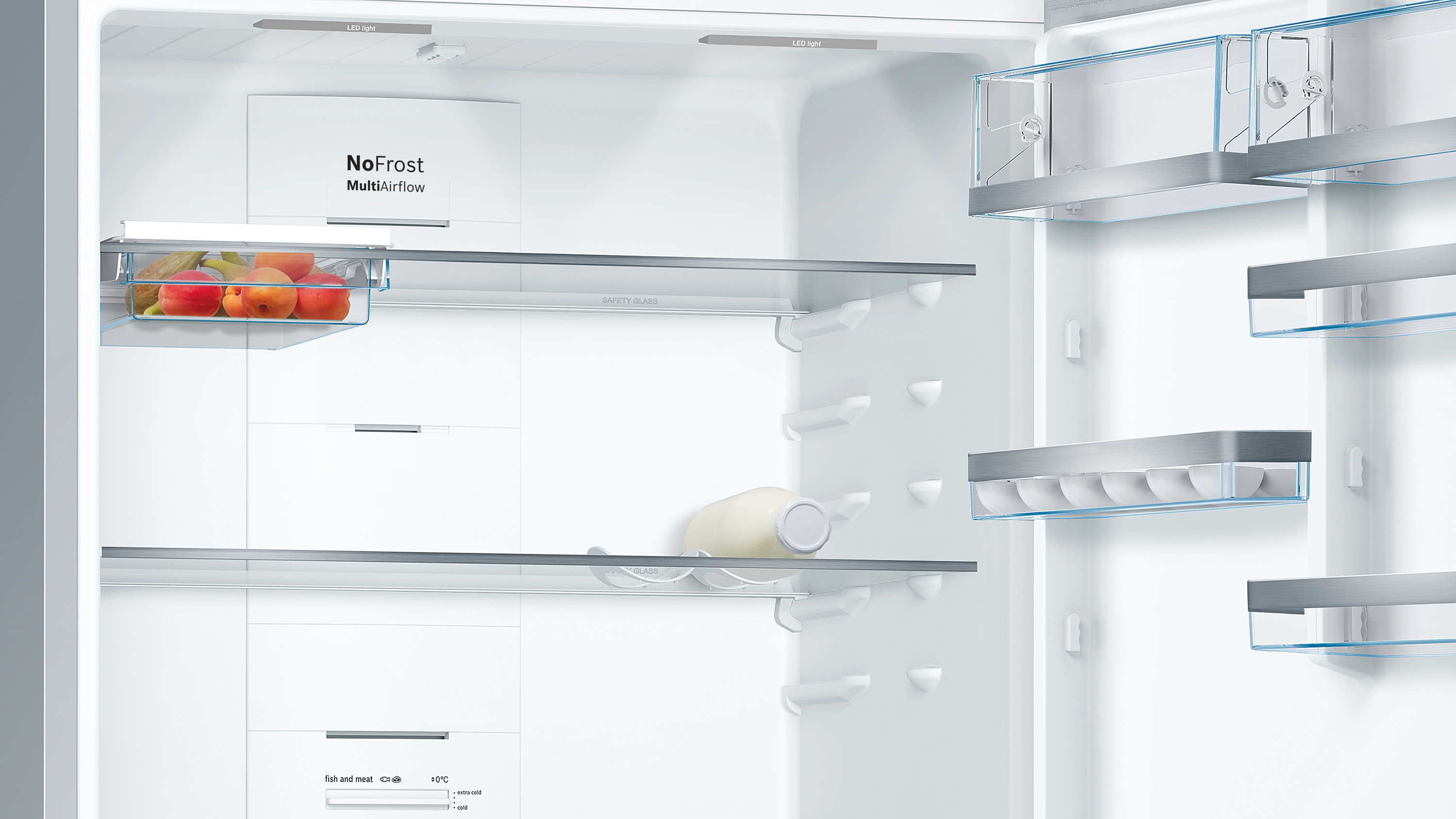 BOSCH KGN86AIDP Serie 6 Kühlgefrierkombination (D, 682 l, 1860 mm hoch, inox-antifingerprint)