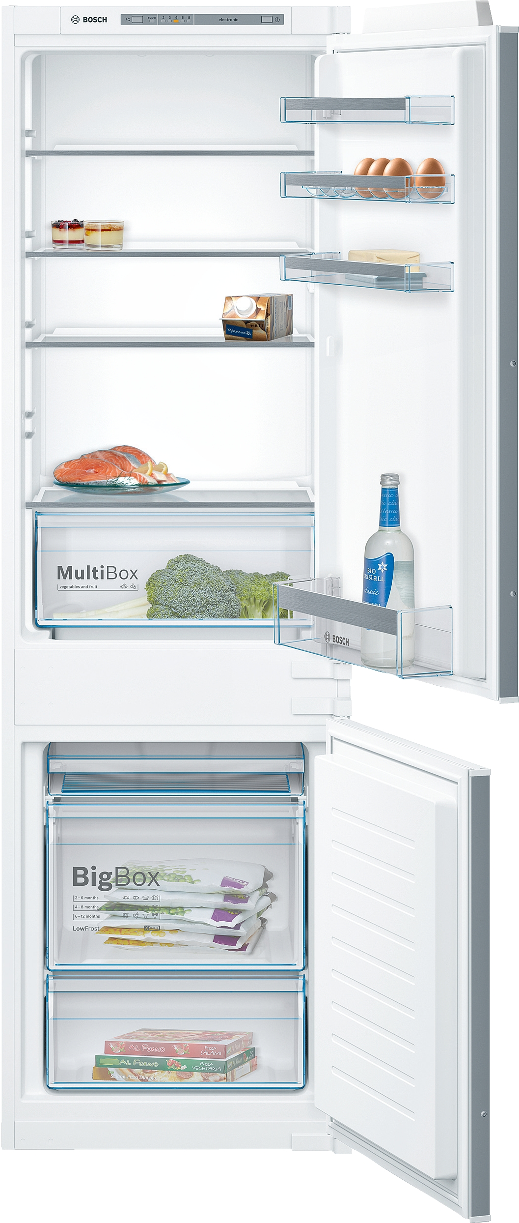 Frigorífico combi - Bosch KIV86VSF0, 267 l, 38 dB, Blanco