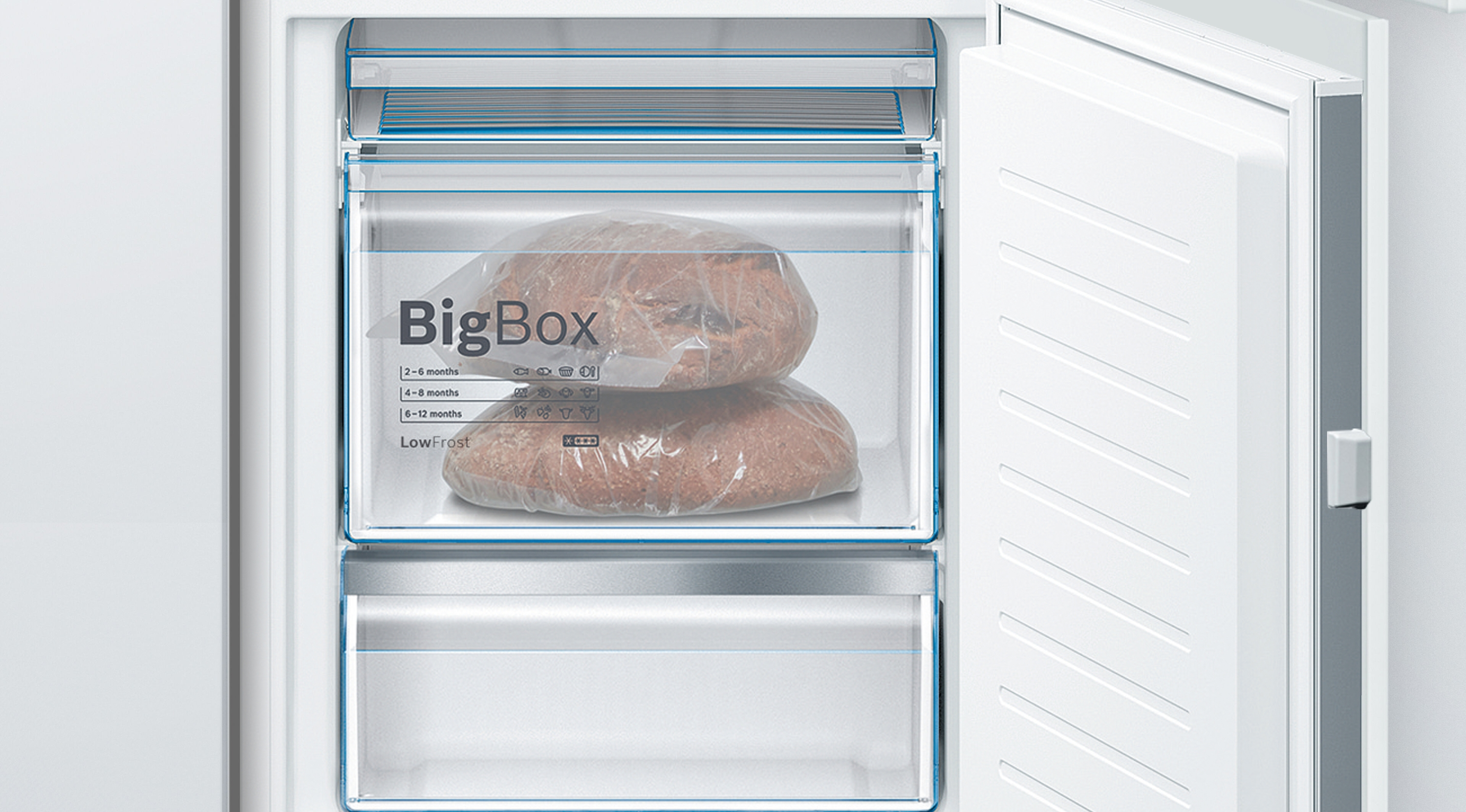 Frigorífico combi - Bosch KIV86VSF0, 267 l, 38 dB, Blanco