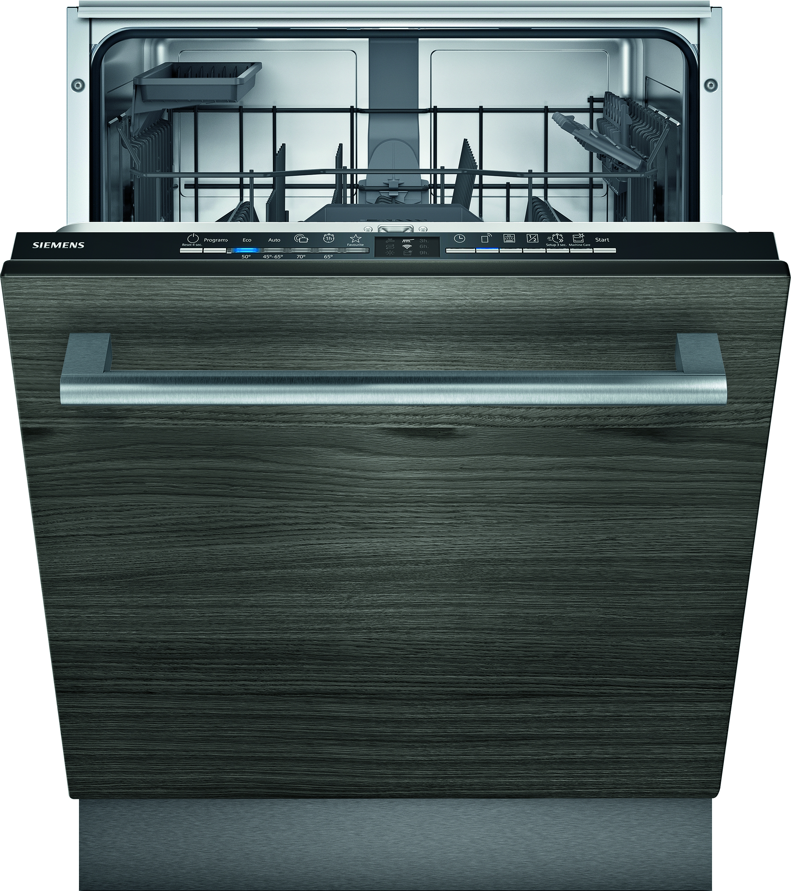 Lavavajillas integrable - Siemens SN61HX04AE, 13 servicios, 6 programas, Motor iQdrive™,Gris