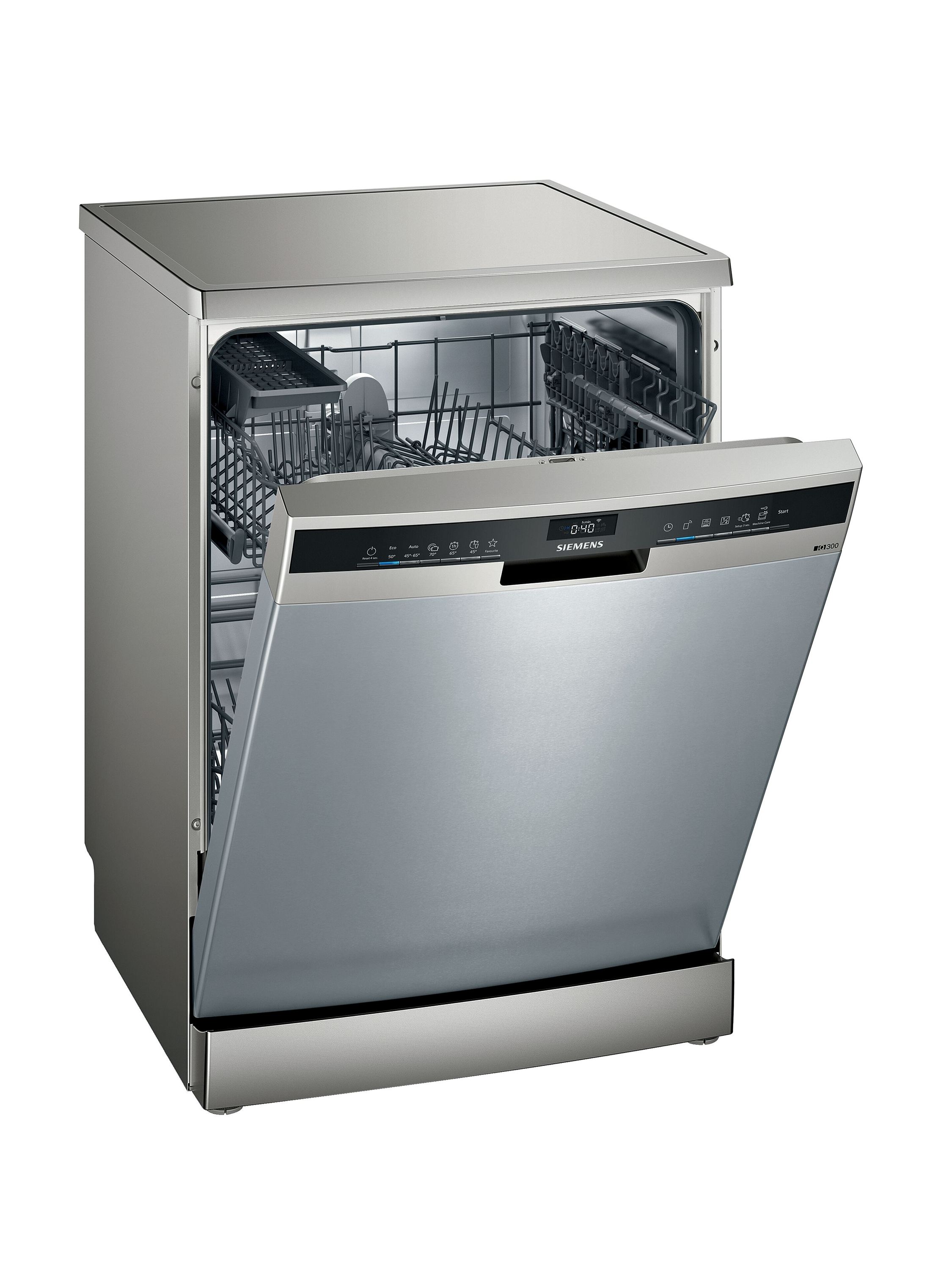 Lavavajillas - Siemens SN23EI14AE, Independiente, 13 servicios, 6 programas, 60 cm., Inox