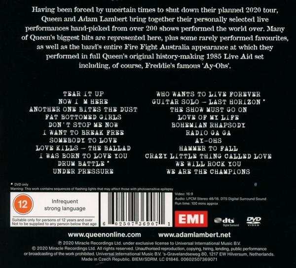 Queen & Adam Lambert - Live Around The World (CD+DVD)  - (CD + DVD Video)
