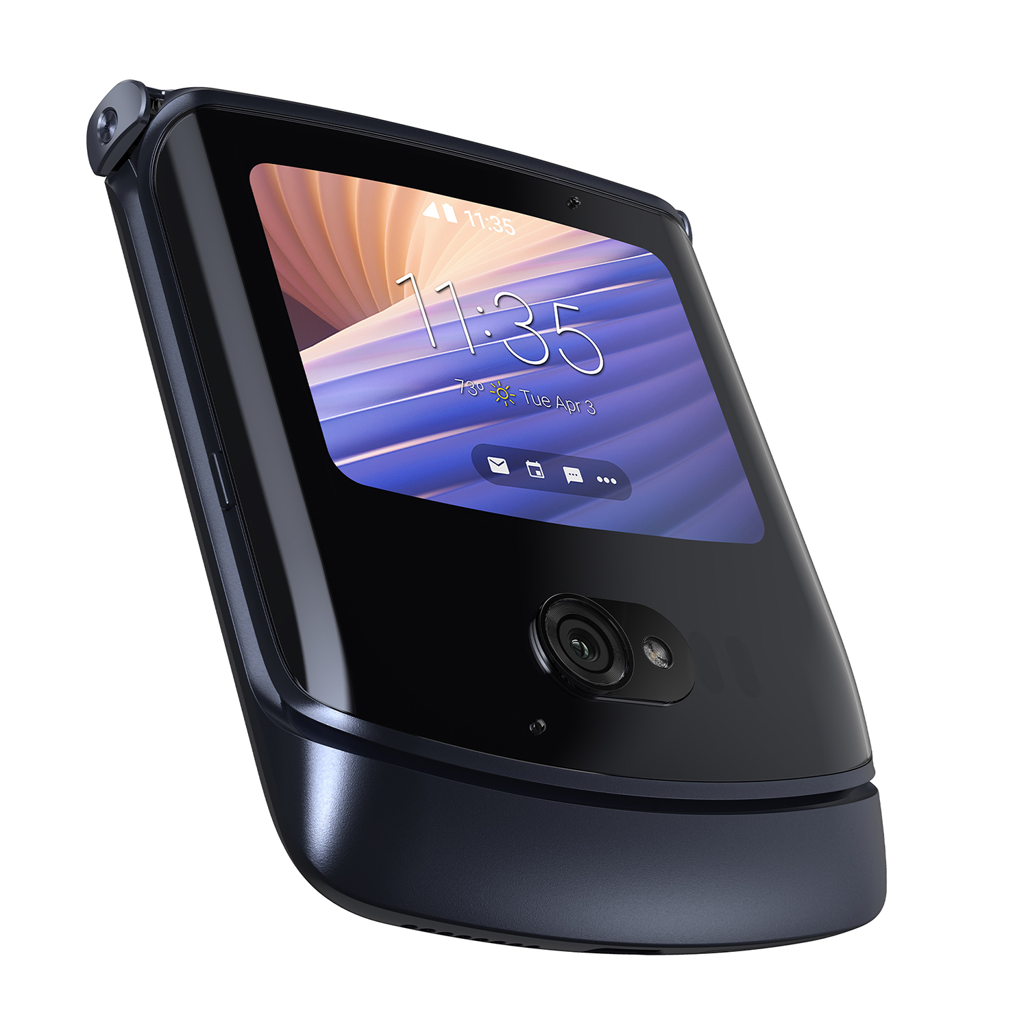 Móvil - Motorola Razr 5G, 256 GB, 8 GB, 6,2" Full HD+, Qualcomm Snapdragon 765G, 2800 mAh, Android, Negro