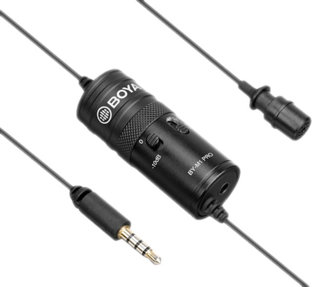 BOYA BY-M1 Pro II Univerzális Lavalier mikrofon
