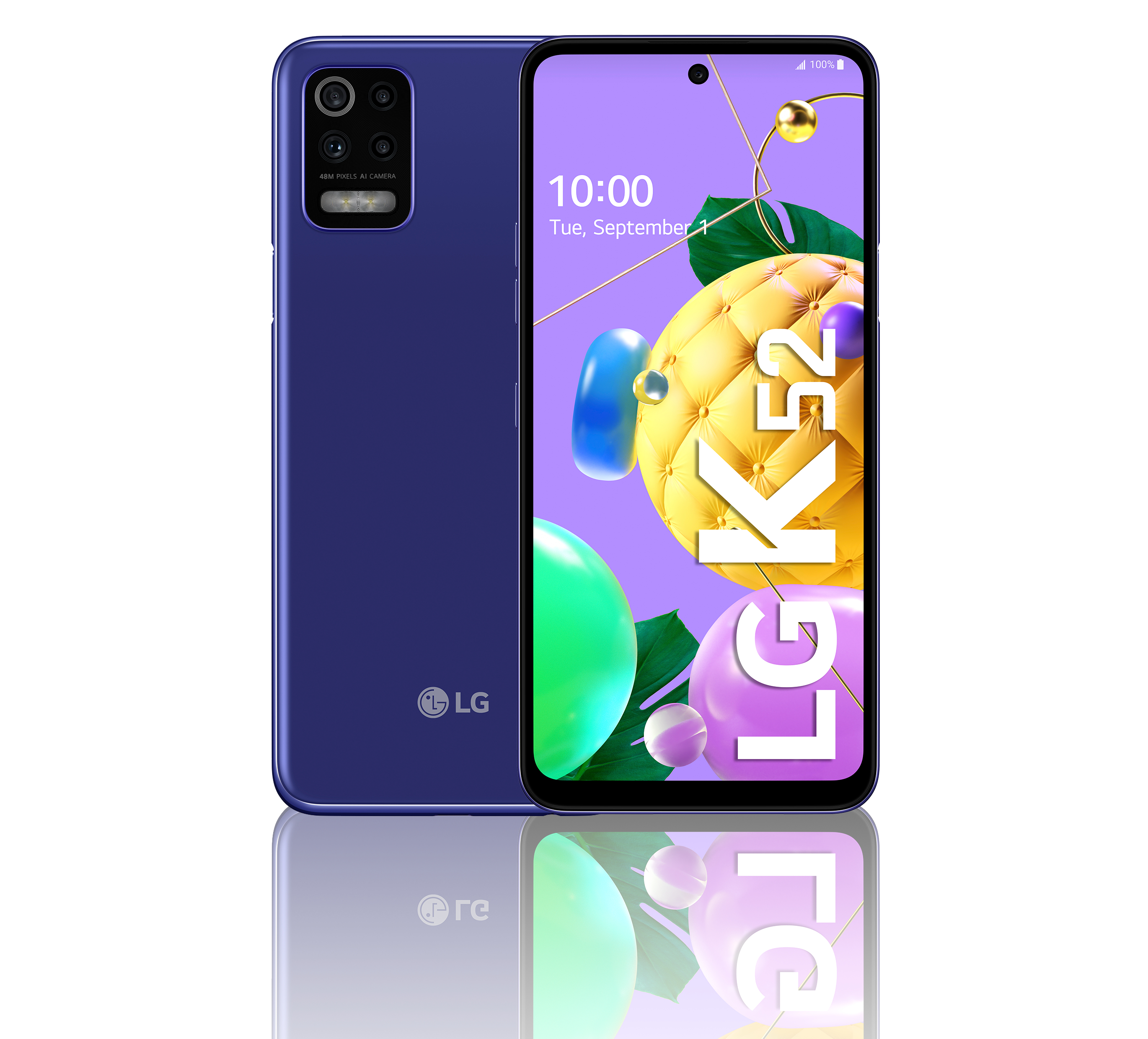 LG K52 64 GB Blau Dual SIM