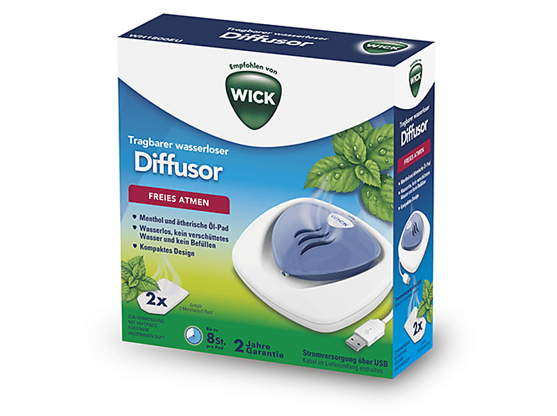 Wick Wasserloser tragbarer Diffusor (USB) WH1800EU — Foto 4 von 5