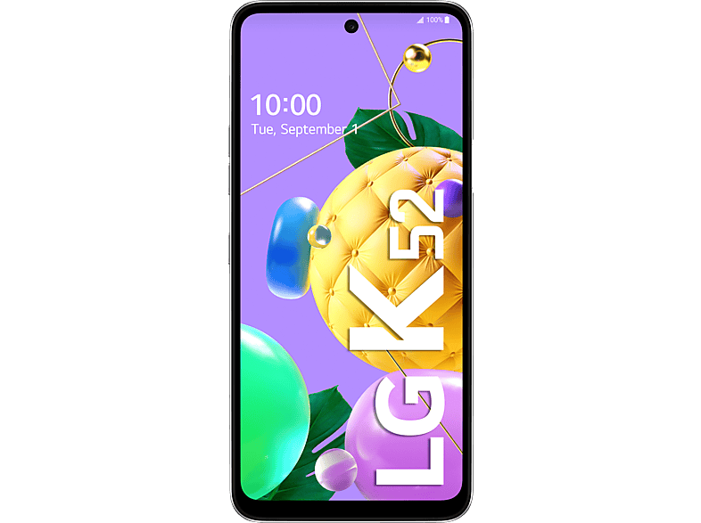 LG K52 64 GB Weiß Dual SIM