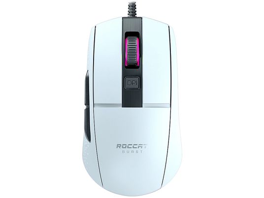 ROCCAT Burst Core - Gaming Maus, Kabelgebunden, 8500 dpi, Weiss