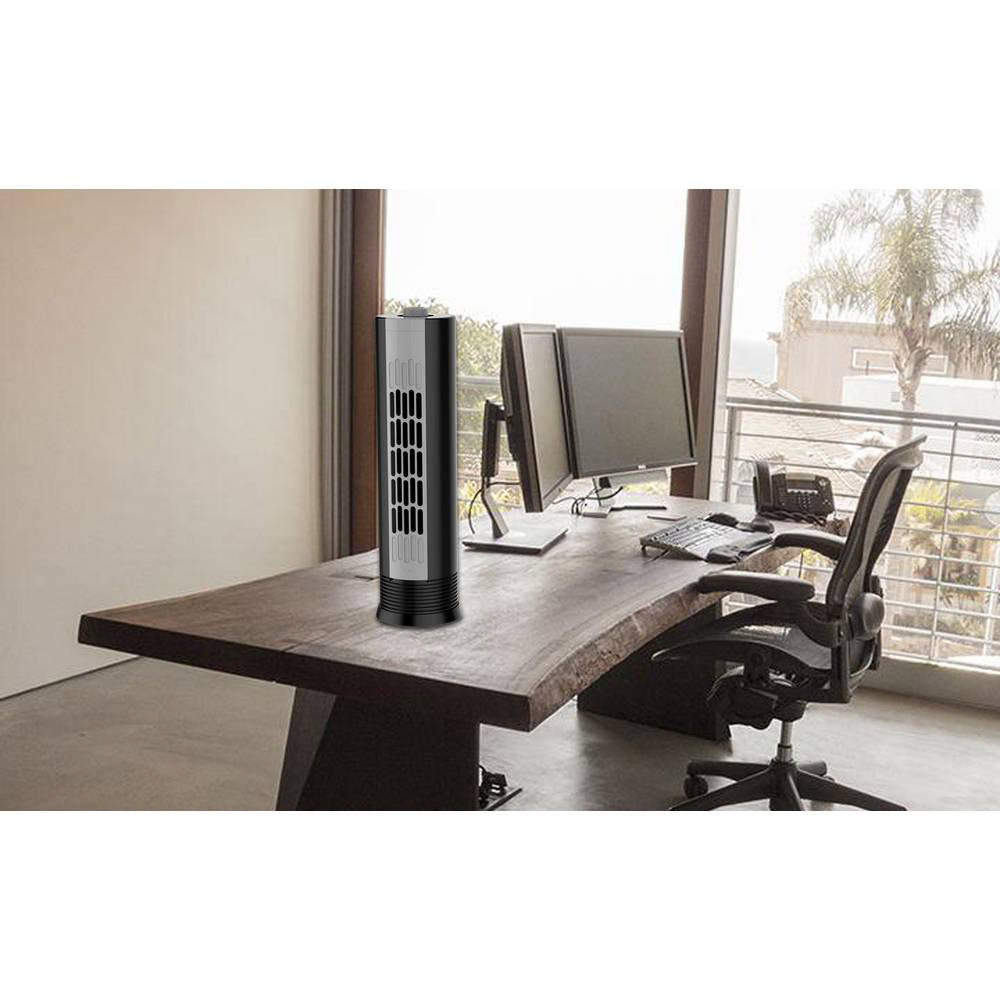 SHE SHE39TU2002 Turmventilator Schwarz/Silber (25 Watt)