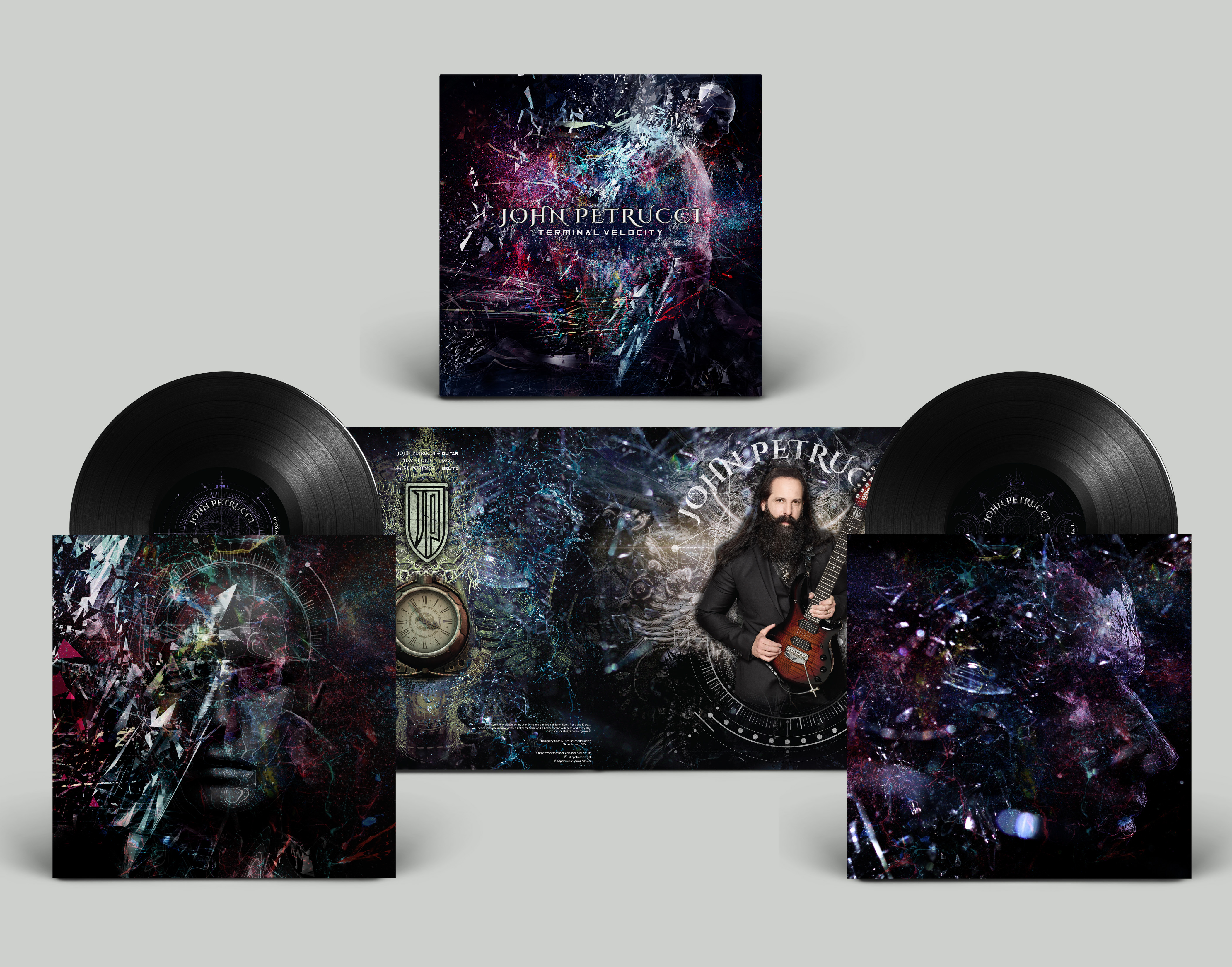 Vinyl Schallplatten Album Set, John Petrucci, Terminal Velocity, Cover-Art.