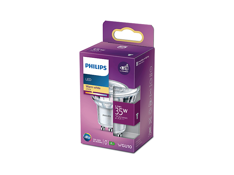 Philips Glühlampe LED Classic 35W GU10 WW 36D RF ND SRT4; LED Lampe — Foto 3 von 5