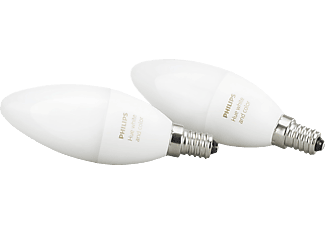 PHILIPS White & Col. Amb. E14 Doppelpack 2x470lm Lampe Mehrfarbig