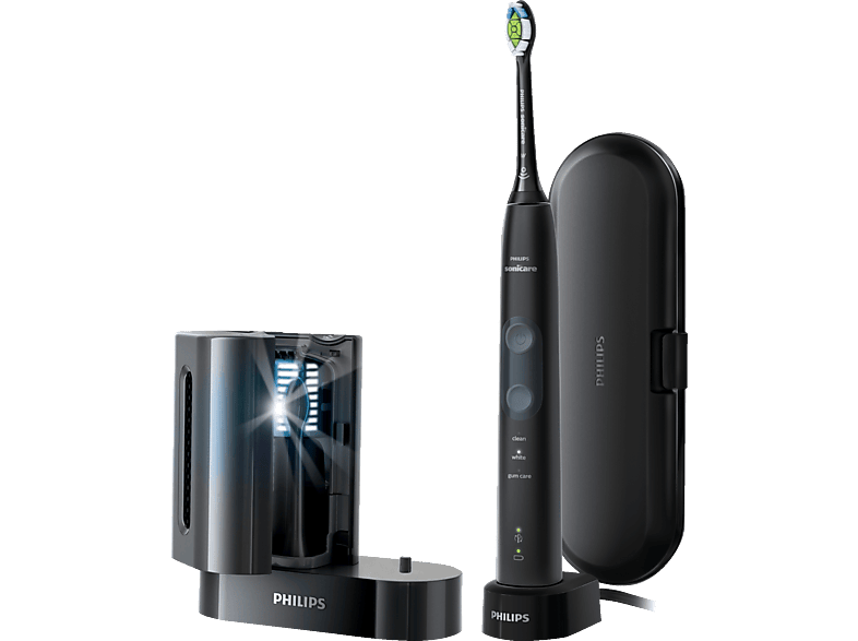 PHILIPS Sonicare HX6850/57 ProtectiveClean Zahnbürste 5100 Schwarz/Grau Elektrische