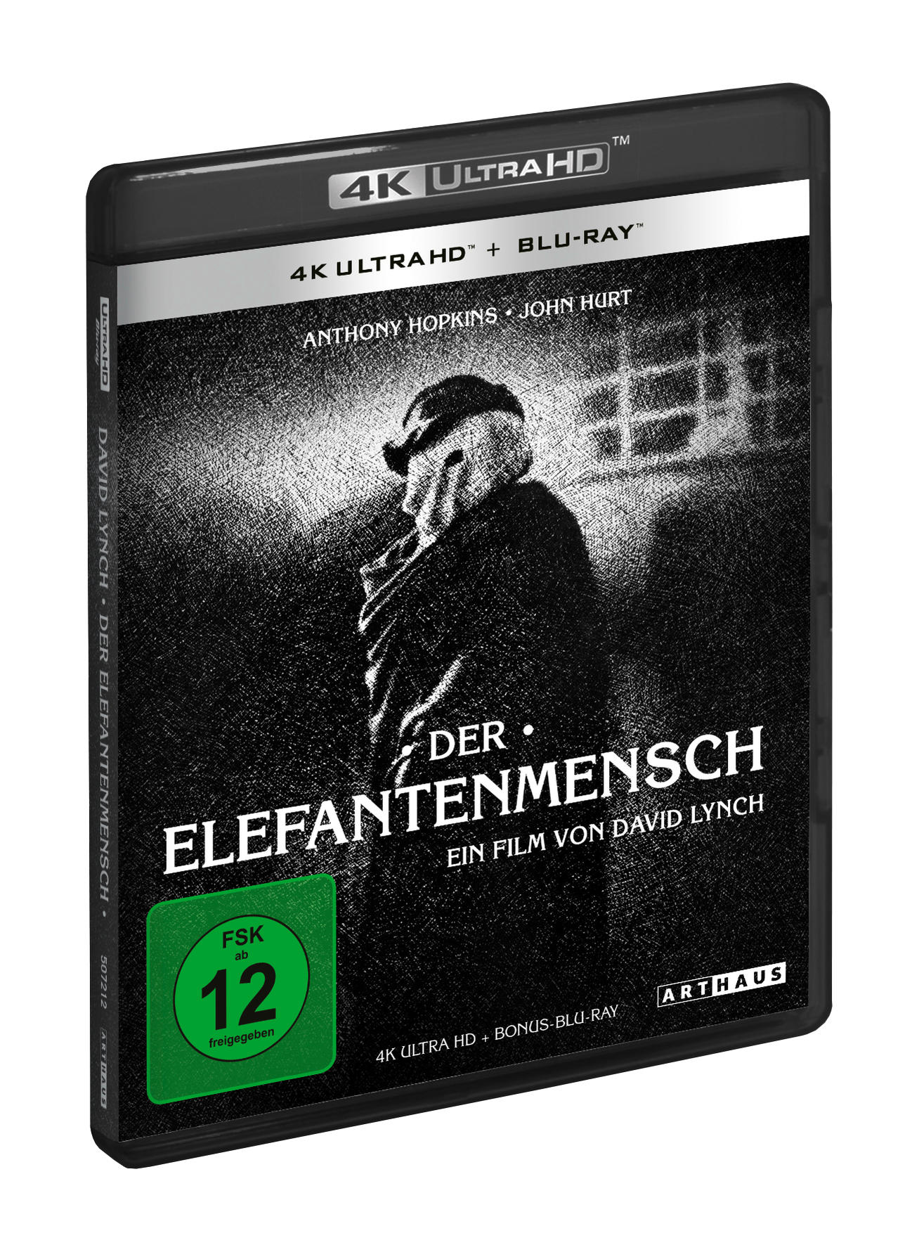 DVD-Hülle mit Schwarz-Weiß-Bild eines Mannes mit Hut. Text auf Deutsch.