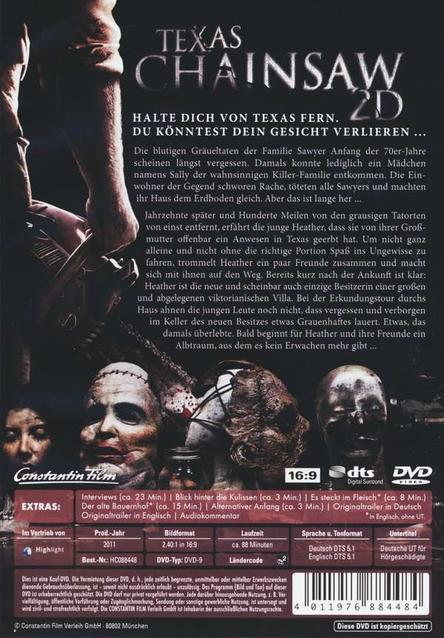 Texas Chainsaw DVD