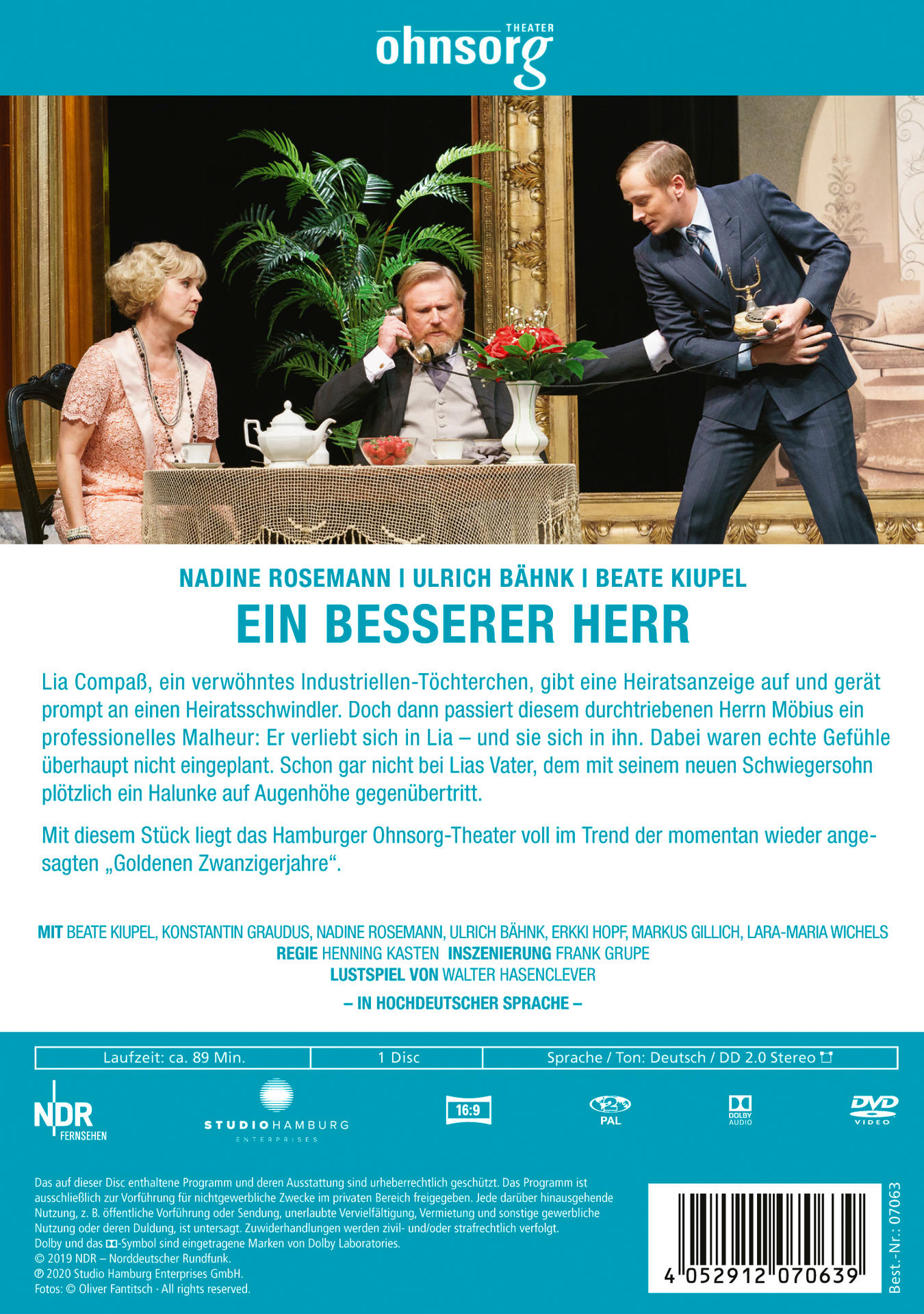 Ohnsorg-Theater heute: Ein besserer Herr DVD