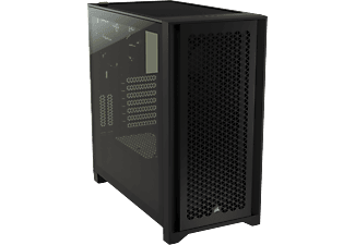 CORSAIR 4000D AIRFLOW Tempered Glass Mid-Tower - Boîtier PC (Noir)