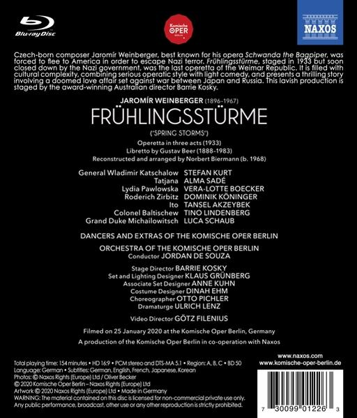 Sadé/Souza/Orch.der - (Blu-ray) Berlin FRU?HLINGSSTU?RME Komischen Oper -