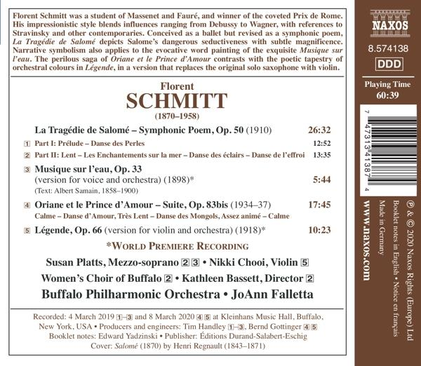 Rückseite einer CD-Hülle mit Text über eine musikalische Komposition und Credits.