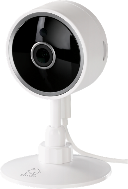 DELTACO SH-IPC02 2MP IP biztonsági kamera, beltéri, 1080p, WIFI, kétirányú hang és mozgásérzékelő, Tuya