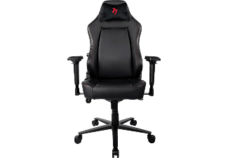 AROZZI Primo PU Red Logo - Chaise de jeu (Noir/Rouge)