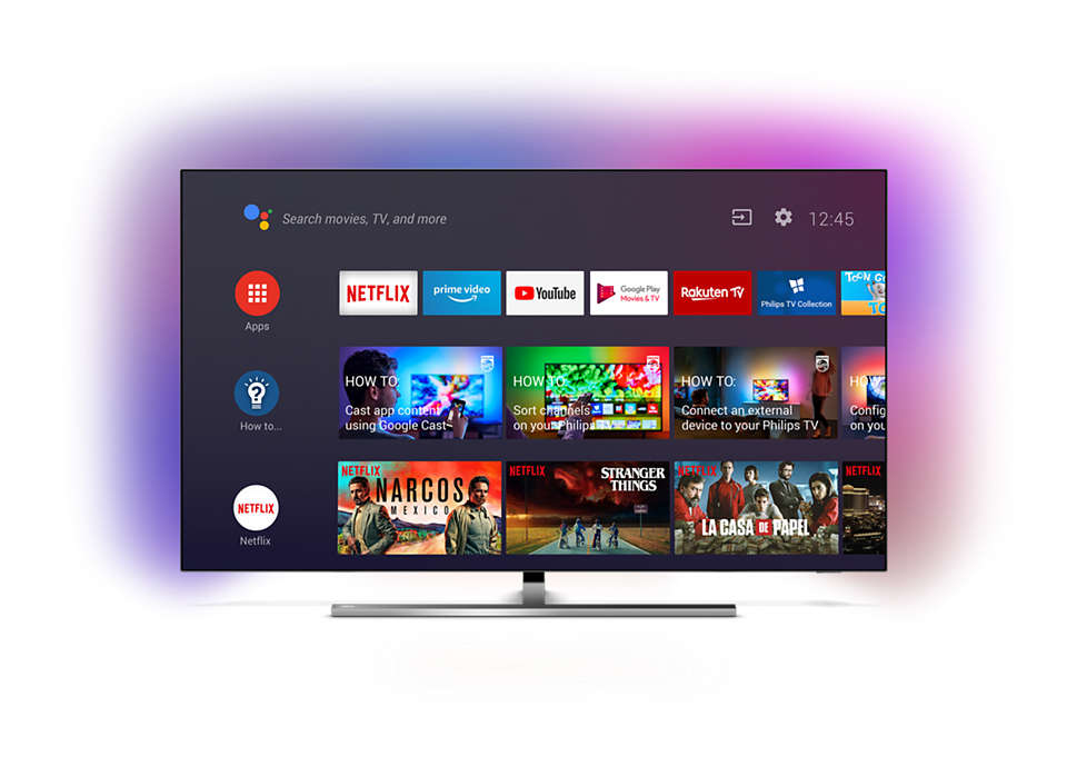 TV OLED 55" - Philips 55OLED855/12, UHD 4K, Philips P5, Negro