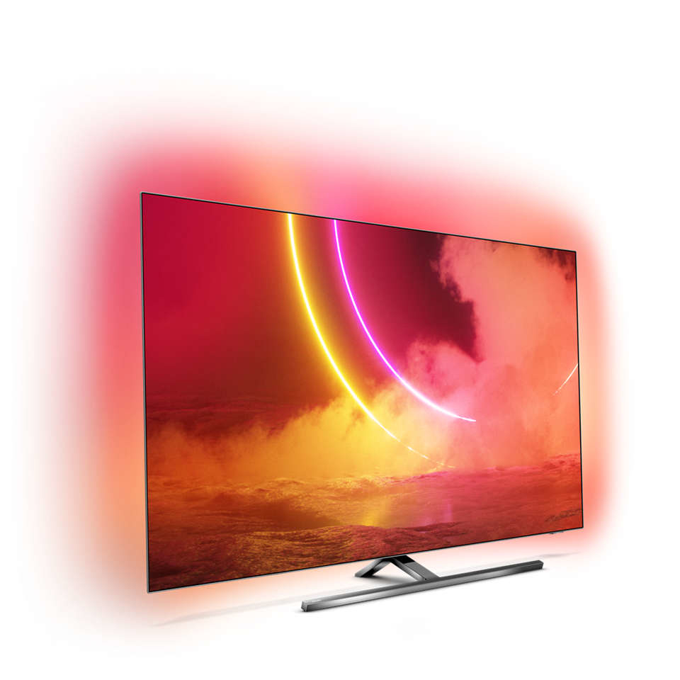 TV OLED 55" - Philips 55OLED855/12, UHD 4K, Philips P5, Negro
