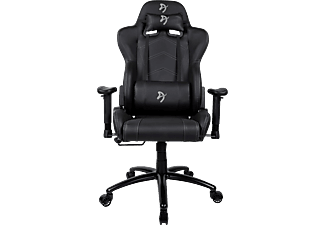 AROZZI Inizio PU Grey Logo - Chaise de jeu (Noir/Gris)