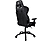AROZZI Inizio PU Grey Logo - Chaise de jeu (Noir/Gris)